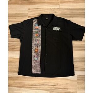 Steady Clothing Rat Fink Shirt Mens 4X Black Ed Big Daddy Roth Bowling USA Made